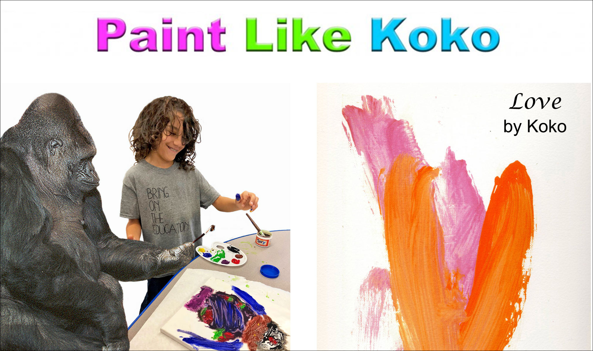 Painting with Koko